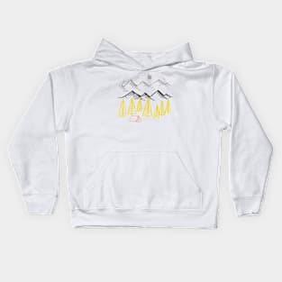 Camp Forest (for Light Color) Kids Hoodie